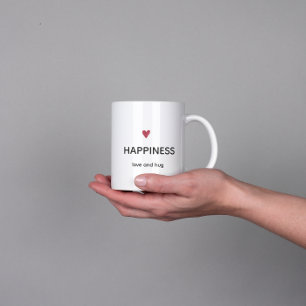 Caneca de Café Felicidade Mínima