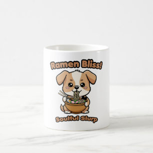 Caneca De Café Felicidade Ramen