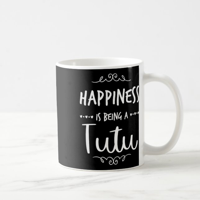 Caneca De Café Felicidade sendo uma avó havaiana tuuana (Direita)