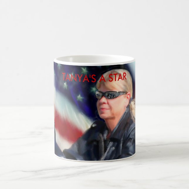 Caneca De Café Felicidade star spangled (Centro)