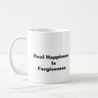 Caneca De Café Felicidade Verdadeira é Perdão