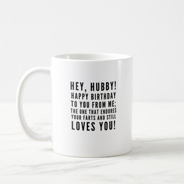 Caneca De Café Felicidades sarcásticas para o marido (Esquerda)