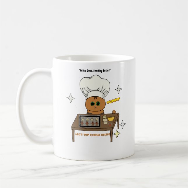 Caneca De Café Feline Bom, Sentir Melhor (Esquerda)