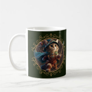 Caneca De Café Feline Fantasy Adventure