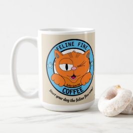 Caneca De Café FELINE FINO COFFEE - O Cartoon Gato, o Senhor Gato