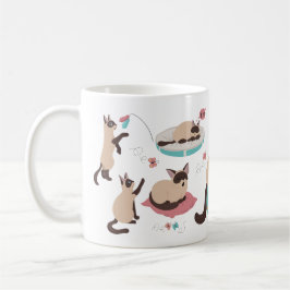 Caneca De Café Felinos animados
