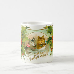 Caneca De Café Felinos de Natal