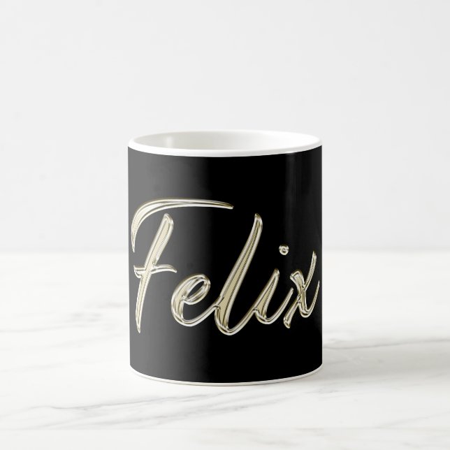 Caneca De Café Felix Name whitegold Tasse Teetasse Kaffeetasse (Centro)