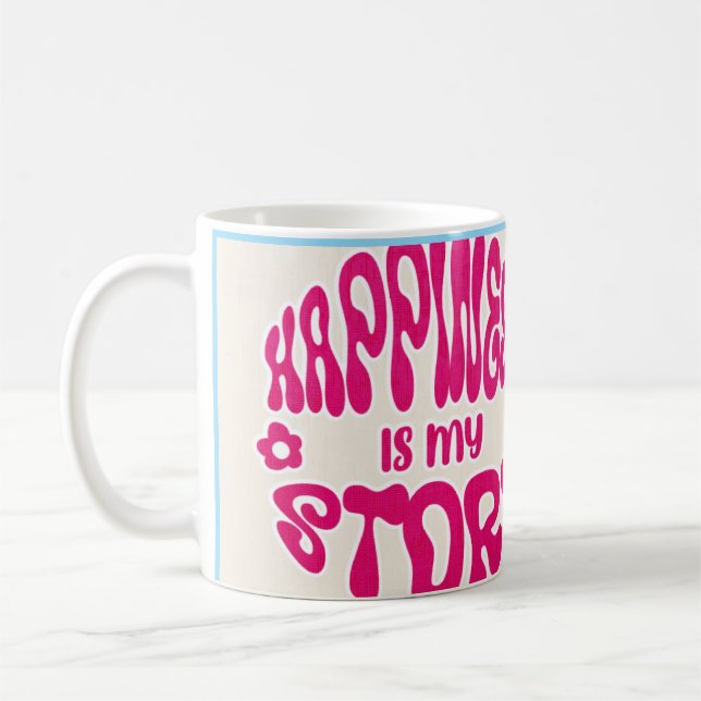 Caneca De Café Feliz 💎 (Esquerda)