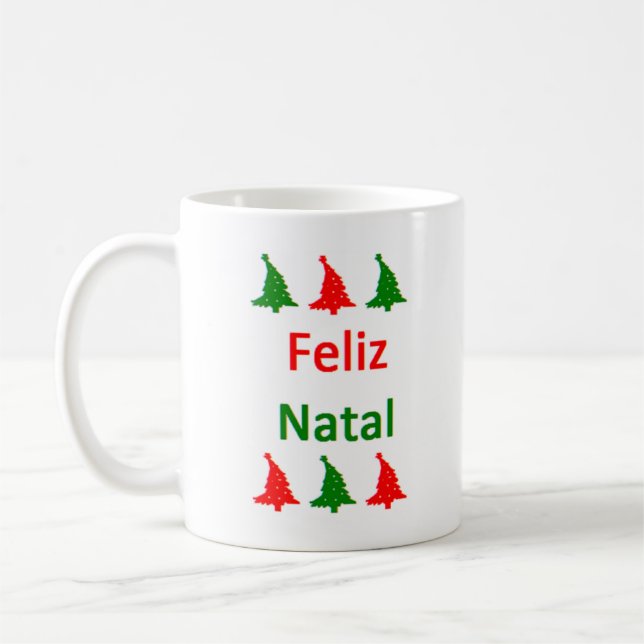 caneca de café Feliz (Esquerda)