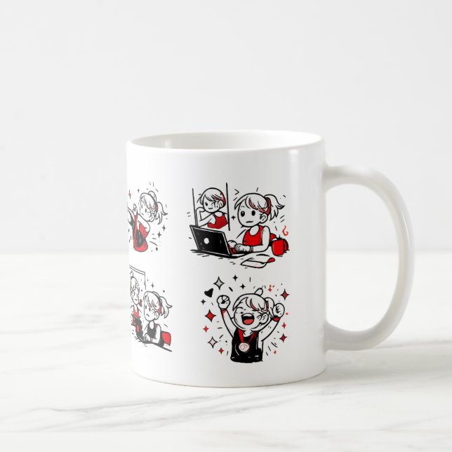 Caneca De Café feliz (Direita)