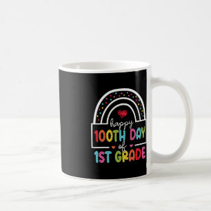 Caneca De Café Feliz 100º Dia de 10 Estudantes Bonitos do Grau 10