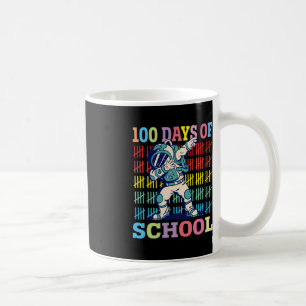 Caneca De Café Feliz 100 Dias De Crianças Escolares A Abater Astr