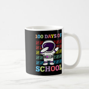 Caneca De Café Feliz 100 Dias De Crianças Escolares A Abater Astr