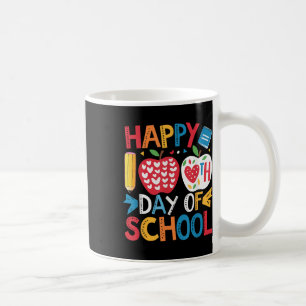 Caneca De Café Feliz 100 Dias De Estudante Escolar 100 Dias