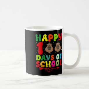 Caneca De Café Feliz 100 Dias De Rua De Professora Capybara Lover