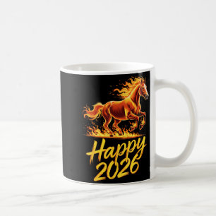 Caneca De Café Feliz 2026 Ano do Cavalo Zodíaco Chinês Ano Novo