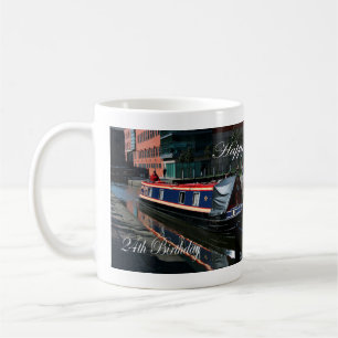 Caneca De Café Feliz 24.º Aniversário do Canal