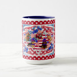 Caneca de Café Feliz 250º Aniversário América