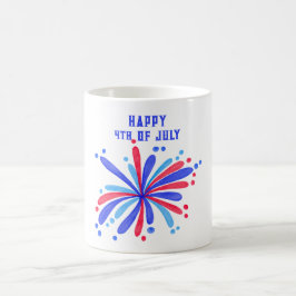 Caneca de café Feliz 4 de Julho