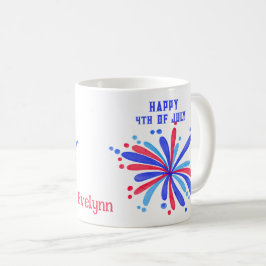 Caneca de café Feliz 4 de Julho