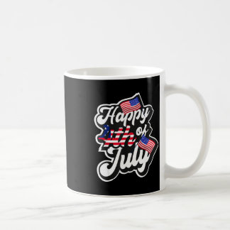 Caneca De Café Feliz 4 de julho _ bandeira americana _ independên