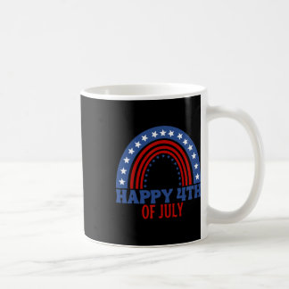 Caneca De Café Feliz 4 De Julho, Bandeira Engraçada Dos Eua Para
