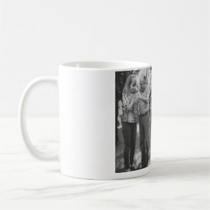 Caneca De Café Feliz 50º aniversário adicionar nome do casal data