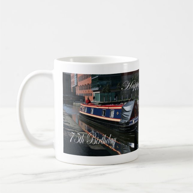 Caneca De Café Feliz 75.º Aniversário do Canal (Esquerda)
