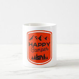 Caneca De Café Feliz Acampante