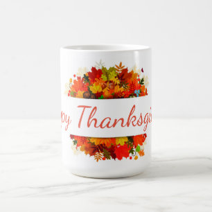 Caneca De Café Feliz Ação de Graças