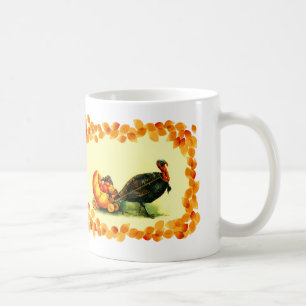 Caneca De Café Feliz Ação de Graças. Estilo de Vintage - Mug d