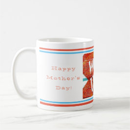 Caneca De Café Feliz Acordar de Dia das Mães, Eu Amo-Te! Editar T