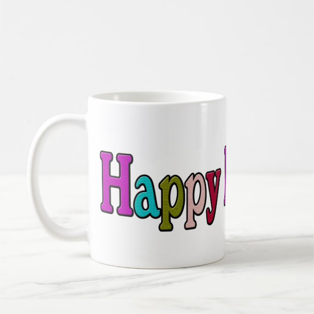 Caneca De Café Feliz aniversário (Esquerda)
