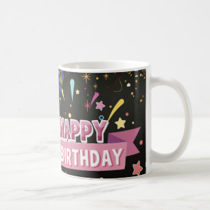 Caneca De Café feliz aniversário