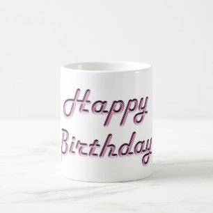 Caneca De Café Feliz aniversário!