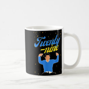 Caneca De Café Feliz Aniversário 29º Vinte E Nove Nova Garota No