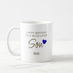 Caneca De Café Feliz Aniversário a um Filho Muito Amado – Persona