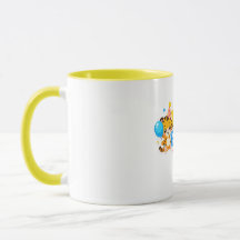 Caneca de Café Feliz Aniversário Bebe Tigre Fofo