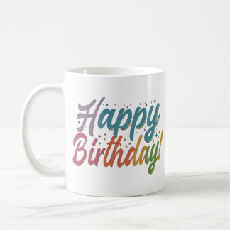 Caneca De Café Feliz aniversário Café Mug