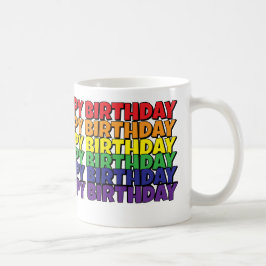 CANECA DE CAFÉ FELIZ ANIVERSÁRIO CAFÉ MUG