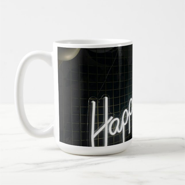 Caneca De Café Feliz aniversário Celebração Mug - Colorful Party  (Esquerda)