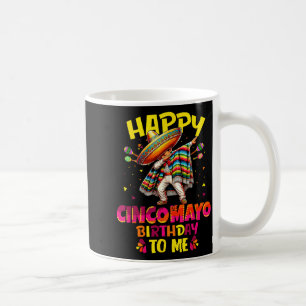 Caneca De Café Feliz aniversário cinco de maio ao sombrero mexica