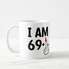 Caneca De Café Feliz aniversário de 70 anos, tenho 69
