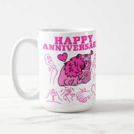 Caneca De Café Feliz Aniversário - Design ASL