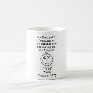 Caneca De Café Feliz Aniversário do Trabalho, Colega, Chefe Gift 