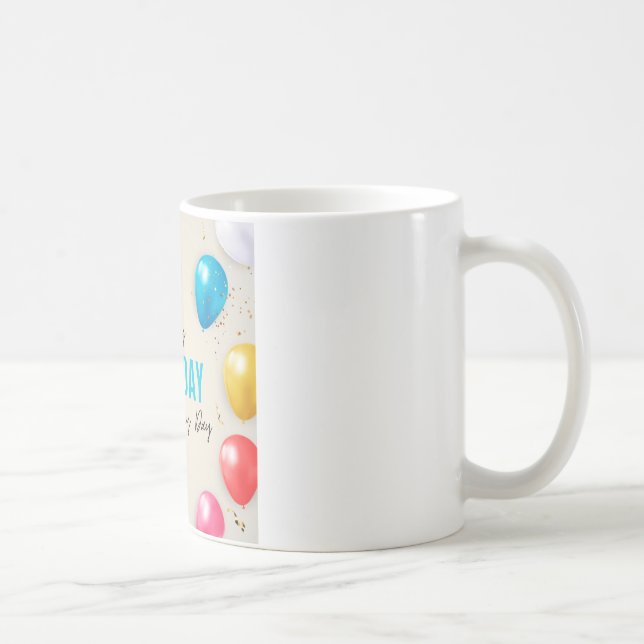 Caneca De Café Feliz Aniversário É Meu Dia (Direita)