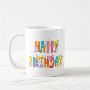 Caneca De Café Feliz aniversário Engraçado Celebração do Dia do P