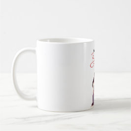 Caneca De Café Feliz Aniversário Mãe Mug - Elegante Design Floral
