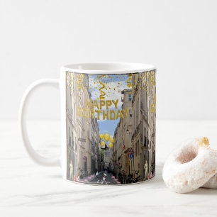 Caneca De Café Feliz aniversário Mug Paris França